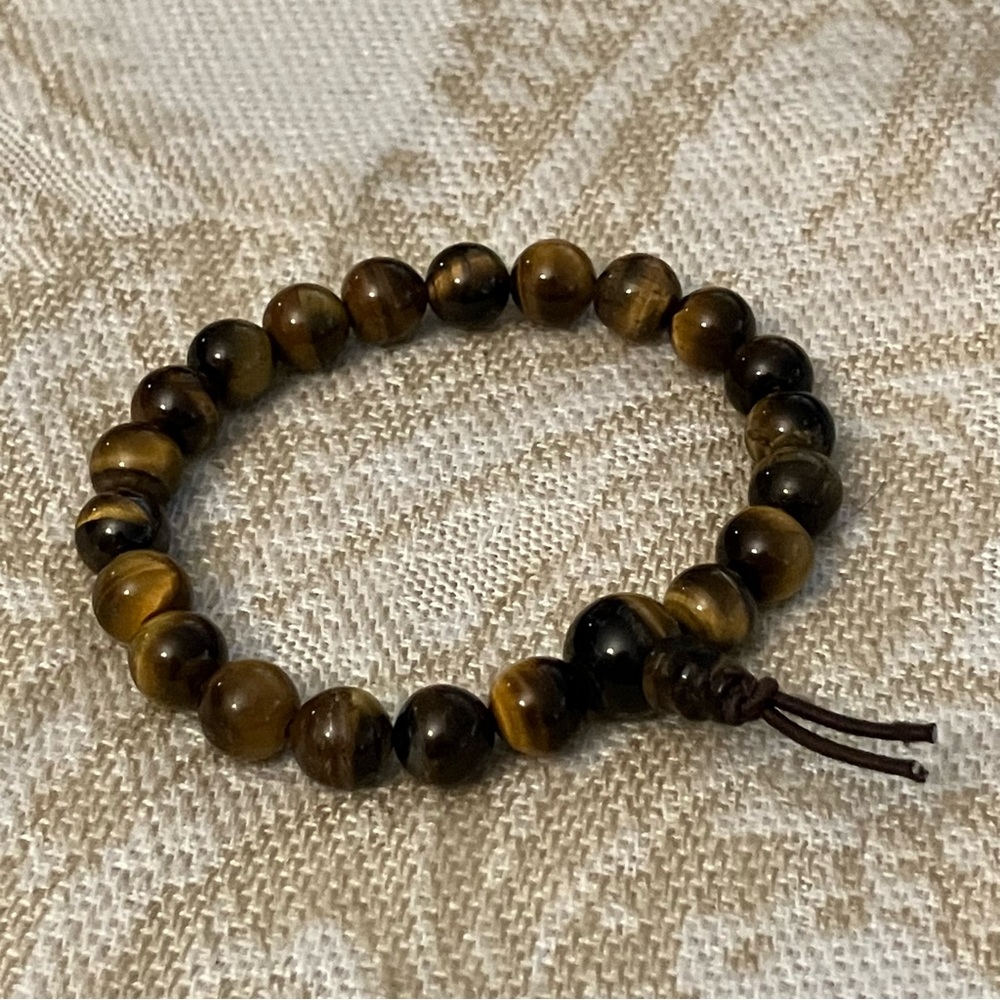 🐅 TIGEREYE BRACELET – 7” EXPANDABLE